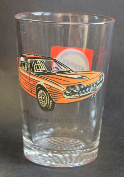 Fanal Stinnes Alfa Rome Montreal Drinkingglas 1971 (10186)